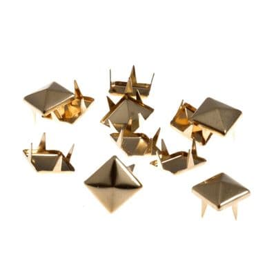 Trimits Studs Claw Pyramid 7mm Gold REDUCED
