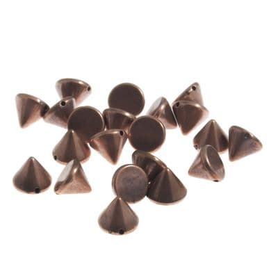 Trimits Studs Cone Sew-on 10mm Copper REDUCED