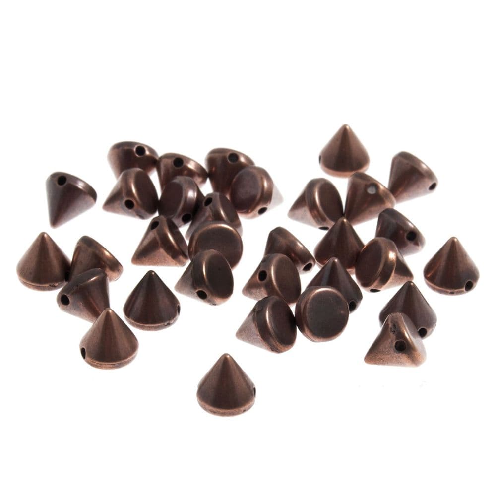 Trimits Studs Cone Sew-on 6mm Copper REDUCED