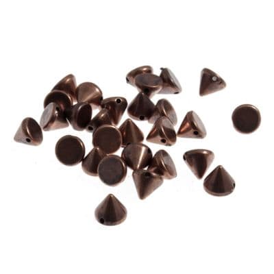 Trimits Studs Cone Sew-on 8mm Copper REDUCED