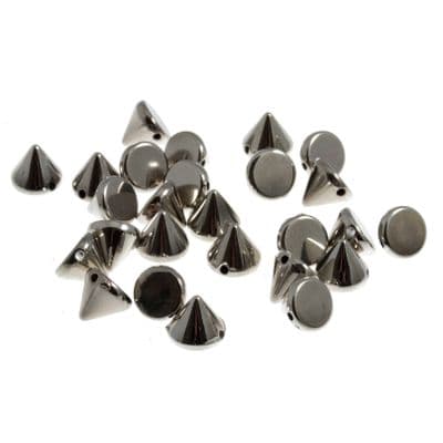 Trimits Studs Cone Sew-on 8mm Silver REDUCED