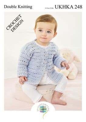 UKHKA Cardigans Waistcoat DK 248 Crochet Pattern