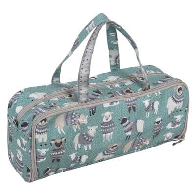 Woolly Pully Knitting Project Bag with Pin Storage