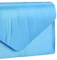 Blue Clutch Bag Satin Evening Bag