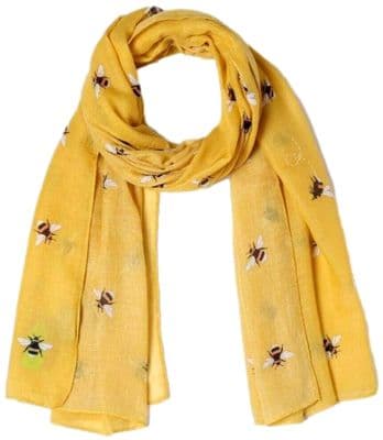 Bumble Bee Scarf in Yellow