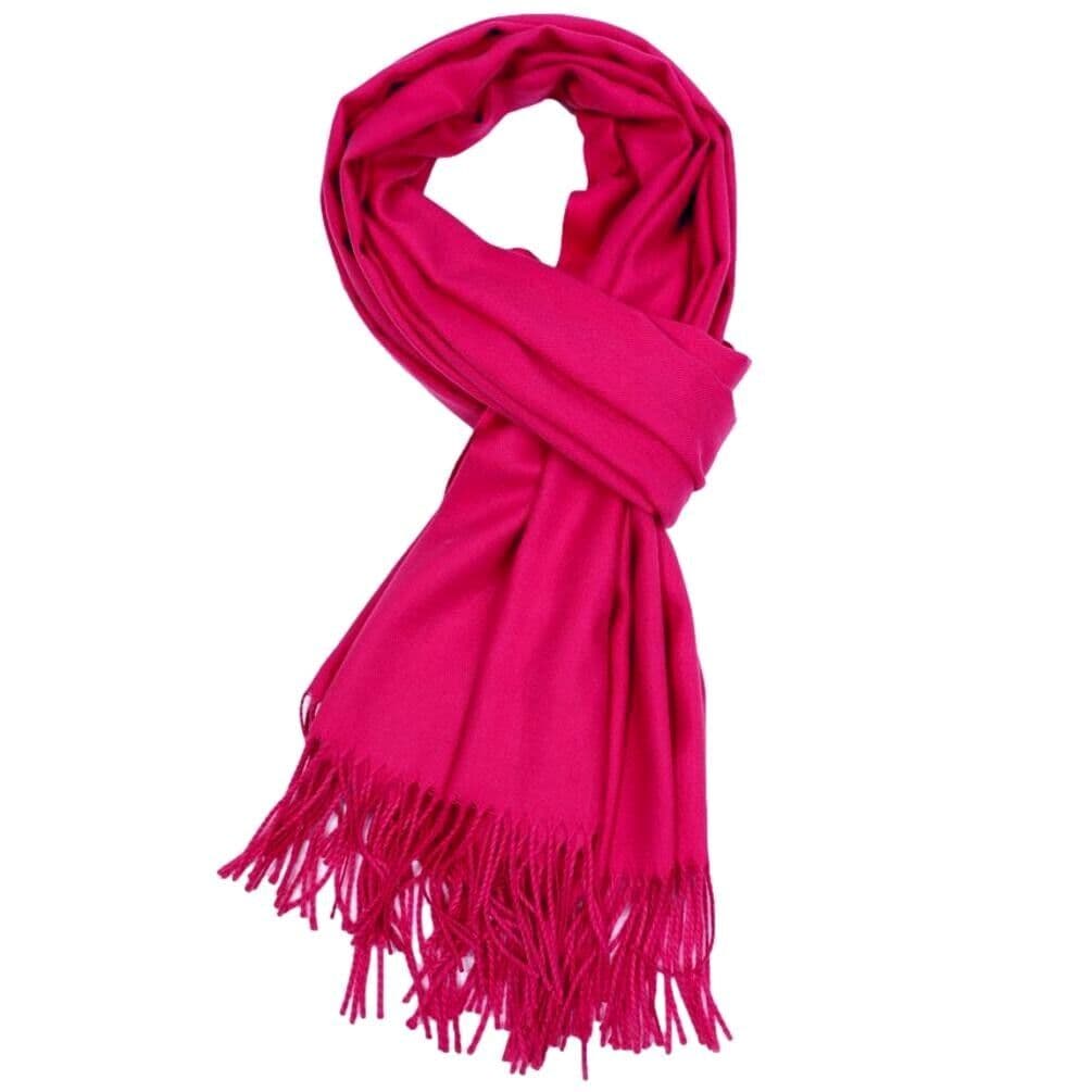 LissKiss Pashmina-Schal In Moroccan Rose – 70x180 Cm, Mit Fransen, Weiches Material