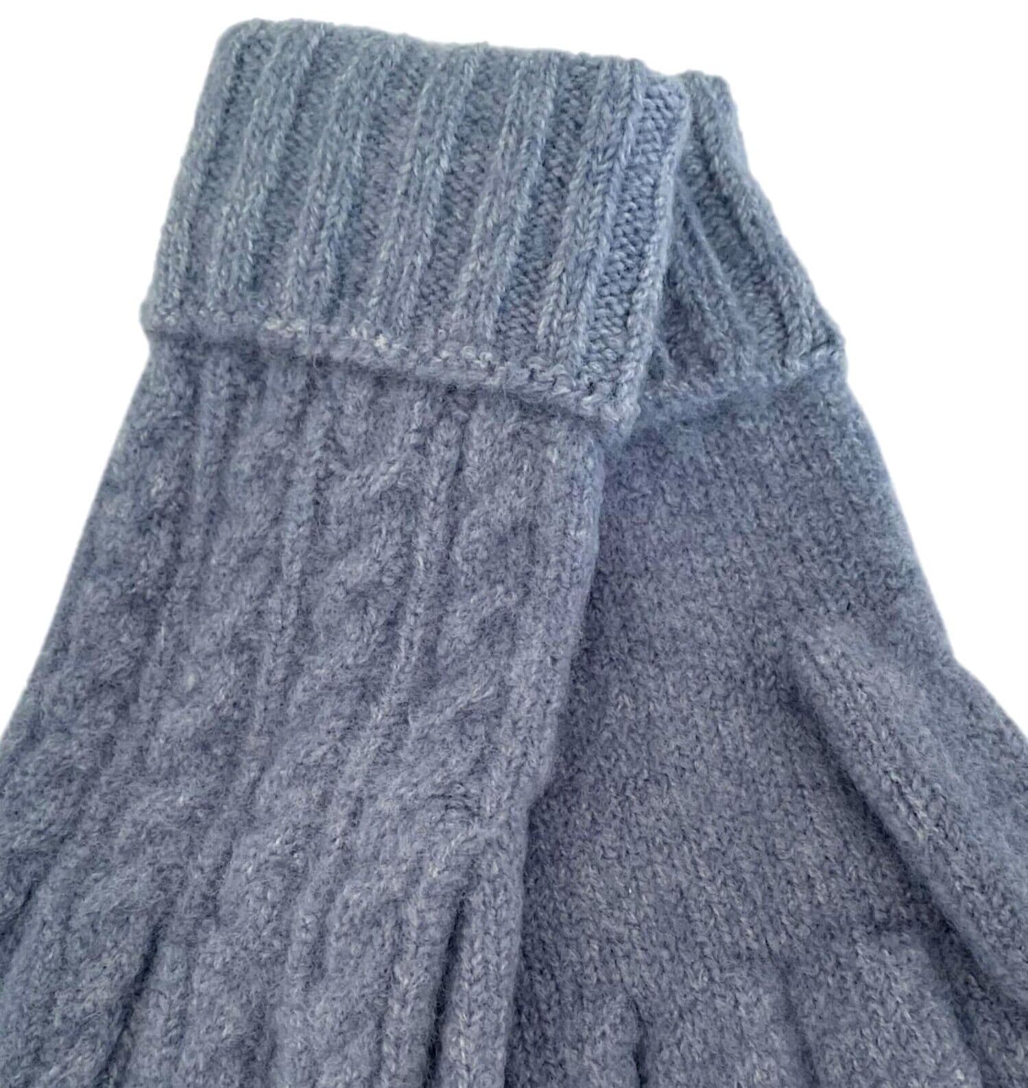 Gloves Women s Cable Knit Warm and Cosy Winter Gloves in Blue