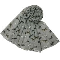 Grey Westie Dog Scarf Scottie Sausage Dogs Dachshund Wired Fox Terrier Dogs