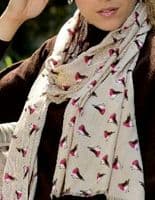 Robin Scarf by Peony Scarves in Beige