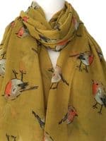 Robin Scarf in Mustard Yellow