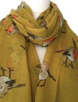 Robin Scarf in Mustard Yellow