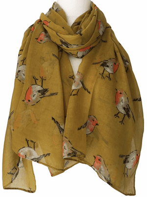Robin Scarf in Mustard Yellow