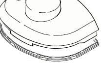 Karcher Lid seal for puzzi 10/1, 10/2, 100 & 200 waste lid