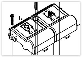 Karcher puzzi 10/1 & 10/2 On/Off switch covers (Yellow for Anthracite machines)