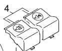 Karcher puzzi 100/200 On/Off switch covers (Grey for Yellow machines)
