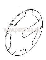 Karcher puzzi 100/200 Wheel Cap for Yellow pre 2013 machines