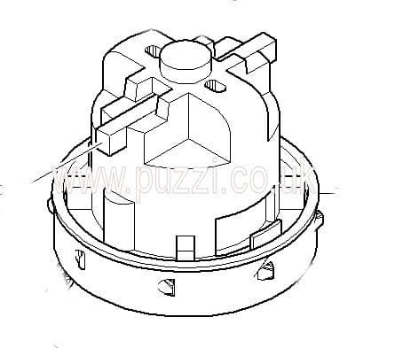 Karcher Puzzi 8/1c Vacuum Motor - Originalk replacement Karcher spare part