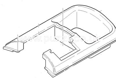 Karcher puzzi  Black Body Housing/Top trim