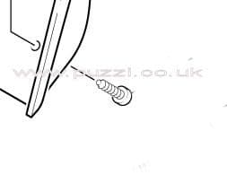 Karcher puzzi Screws for handtool fishtail above (pack of 2)