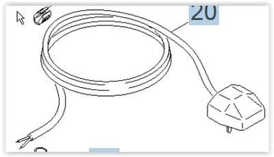 Puzzi 8/1c Mains Lead Uk