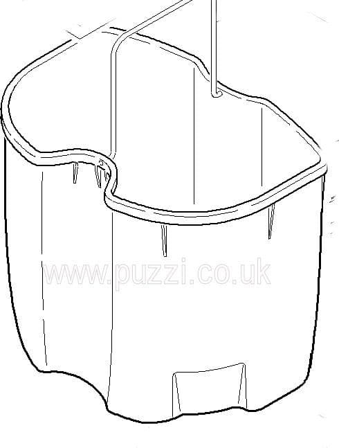 Waste Water Bucket - puzzi 100/200 Spray Extraction Machines