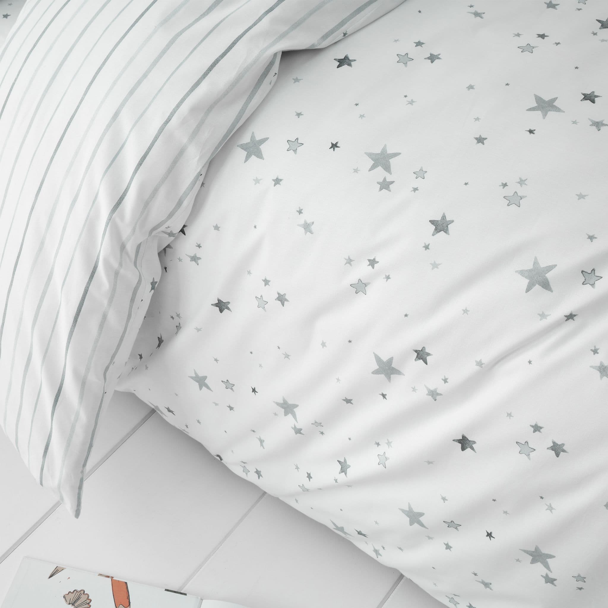 Bianca Stars Grey Duvet Cover Set