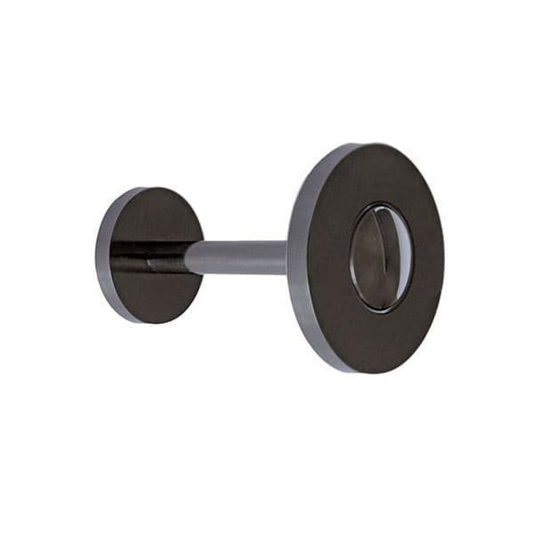 Jones Metal Disc Curtain Holdbacks Pair Black Nickel