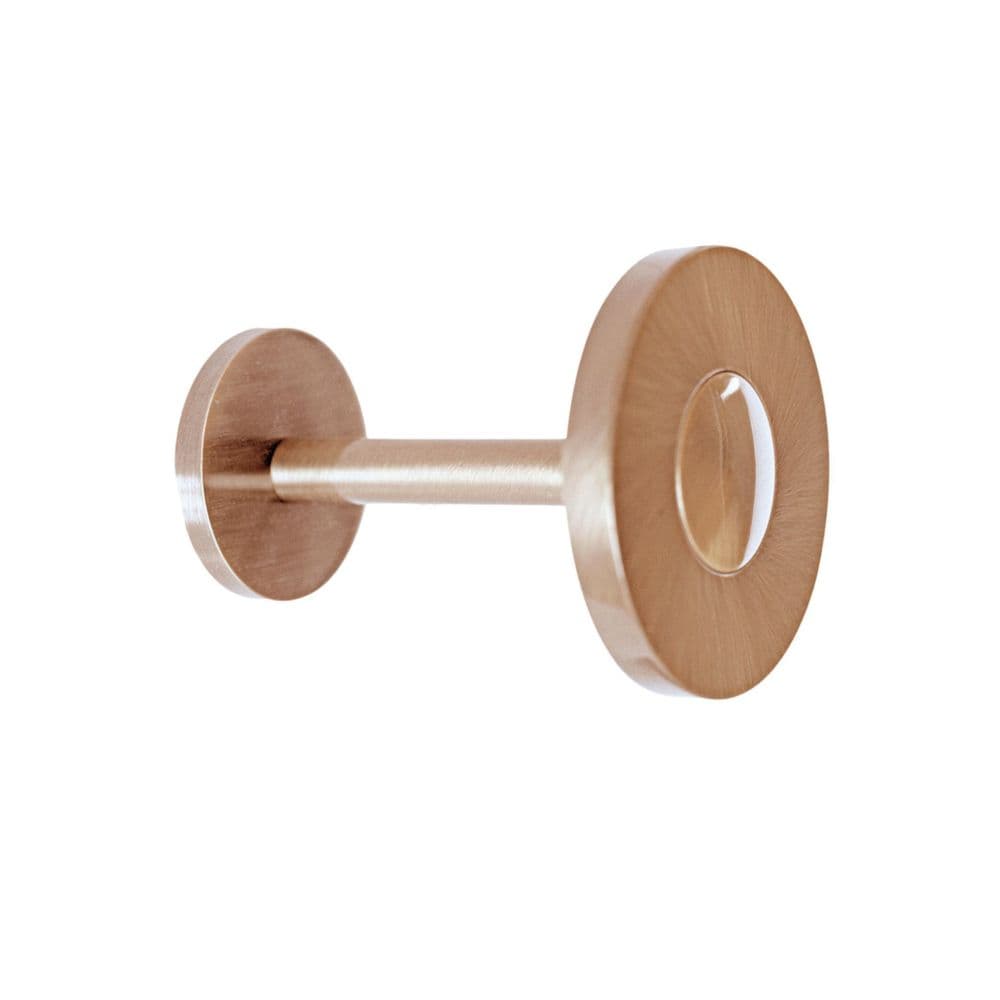 Jones Metal Disc Curtain Holdbacks Pair Rose Gold
