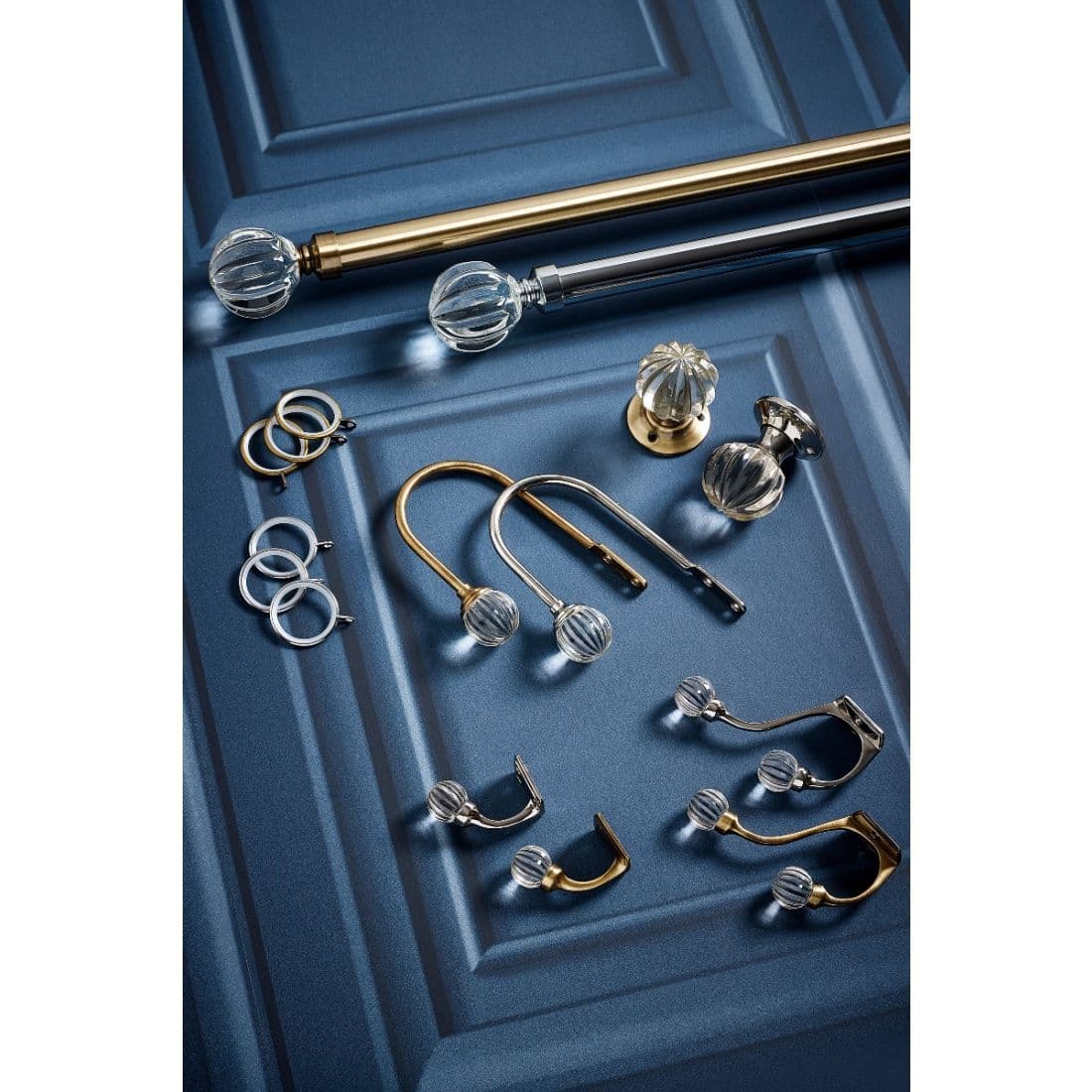 Laura Ashley Vivien Metal Curtain Holdback Antique Brass