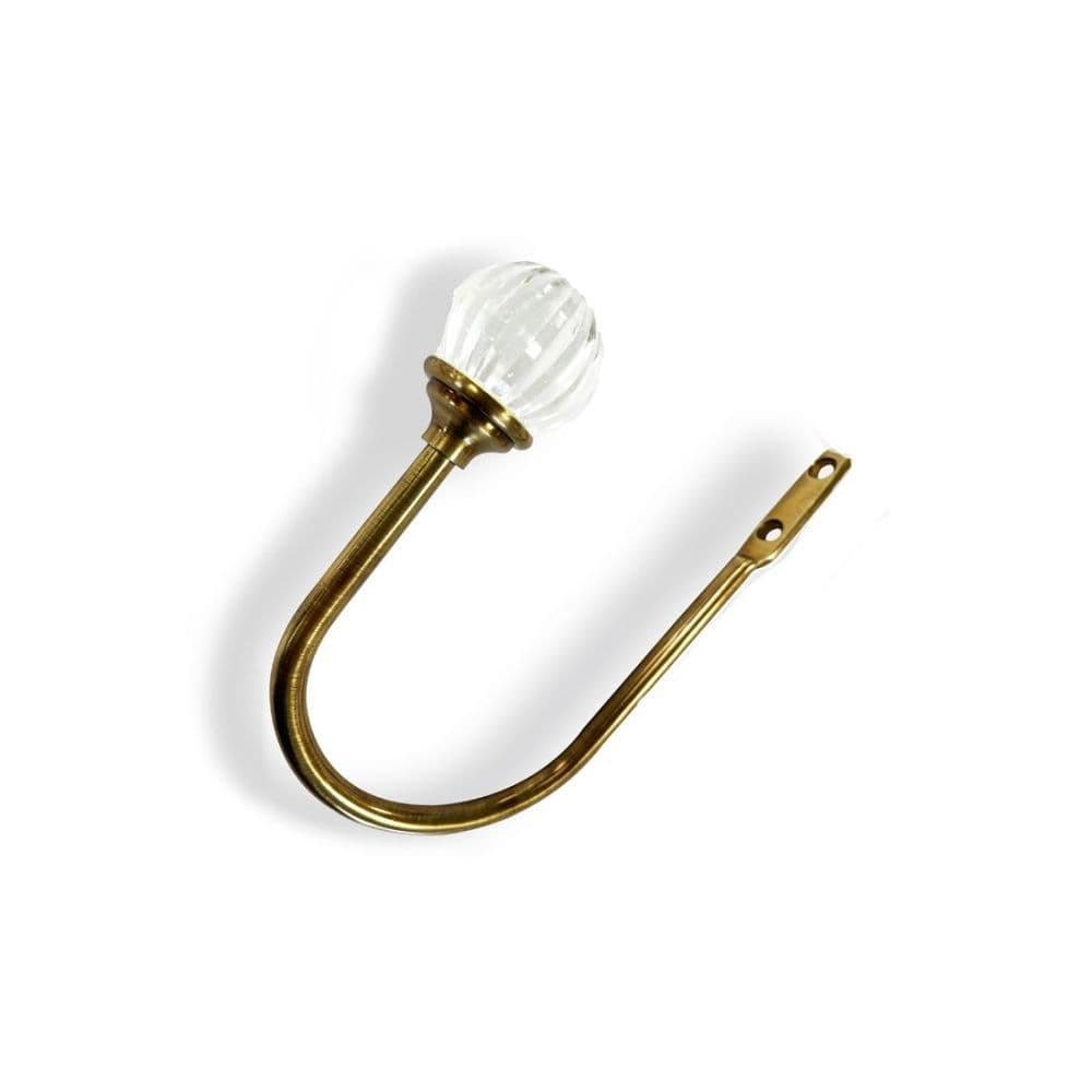 Laura Ashley Vivien Metal Curtain Holdback Antique Brass