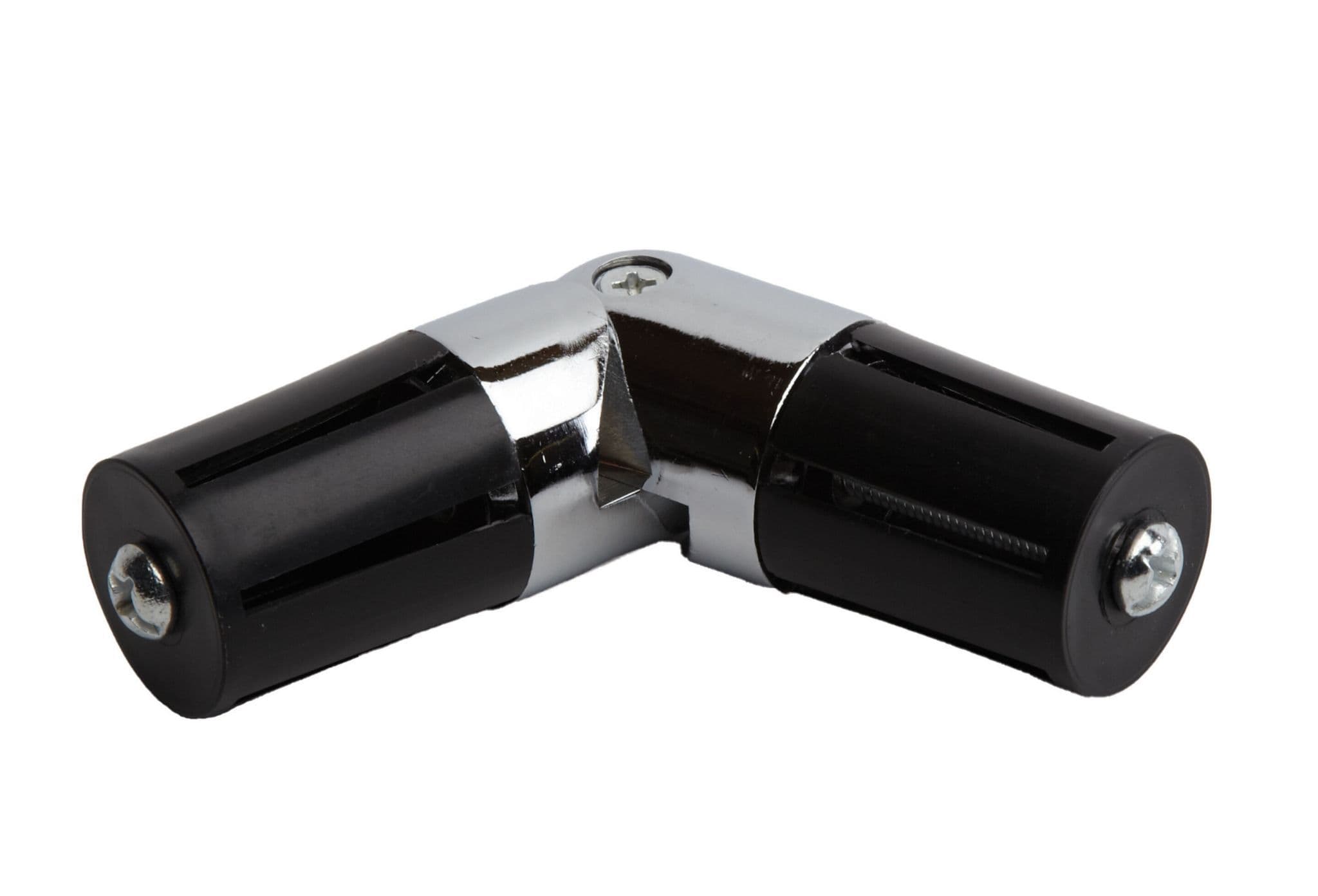 Neo 28mm Metal Curtain Pole Corner Joint Chrome