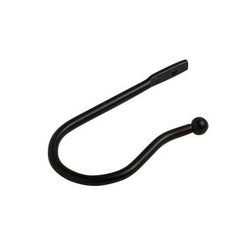 Speedy Voile Metal Curtain Holdbacks Pair Black