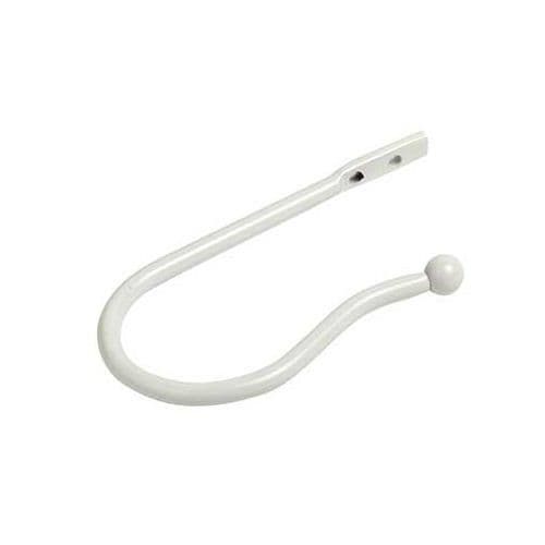 Speedy Voile Metal Curtain Holdbacks Pair Cream