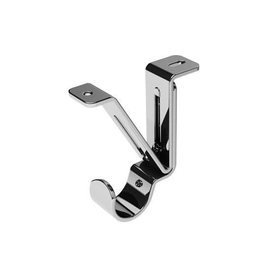 Swish Elements 28mm Top Fix Metal Curtain Pole Bracket Chrome