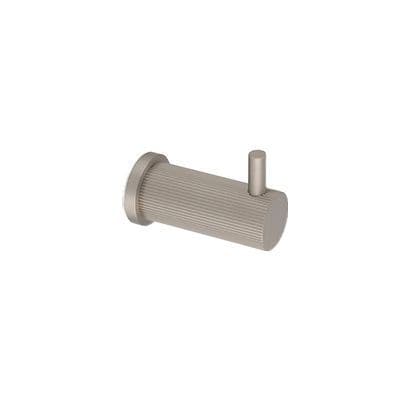 A&W Reeded Coat Hook - Satin Nickel