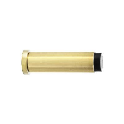 A&W Reeded Door Stop - Satin Brass