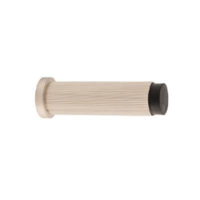 A&W Reeded Door Stop - Satin Nickel
