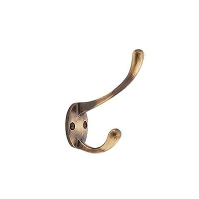 A&W Victorian Hook - Antique Brass
