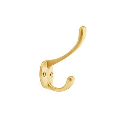 A&W Victorian Hook - Satin Brass