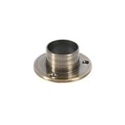 Antique Brass End Socket for Round Hanging Rail