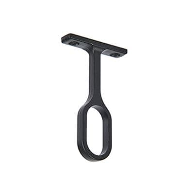 Black Centre Support for Oval Hanging Rail