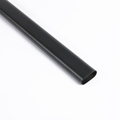 Black Oval Wardrobe Hanging Rail