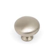 Brushed Nickel Button Knob