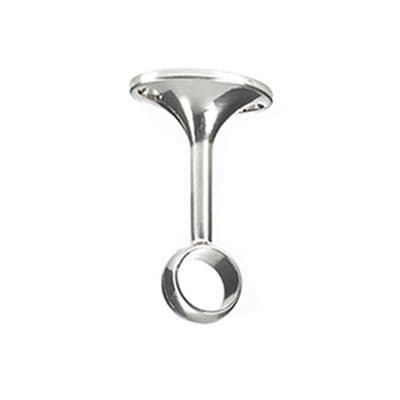 Brushed Nickel Centre Support for Round Hanging Rail