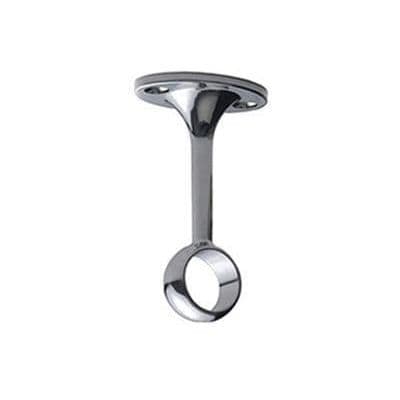 Chrome Centre Support for Round Hanging Rail