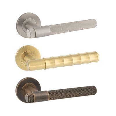 Door Lever On Rose