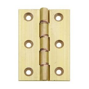 Extruded Brass Butt Hinge 76 x 51mm