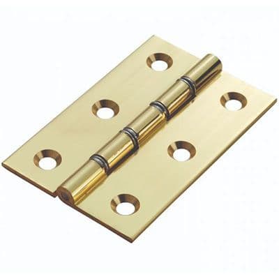 DSW Brass Butt Hinge - Polished Lacquered