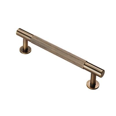 FTD Knurled Pull Handle - Antique Brass