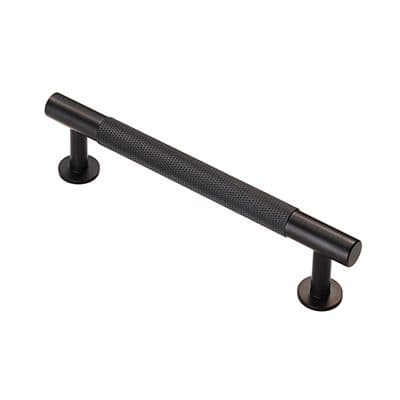 FTD Knurled Pull Handle - Matt Black